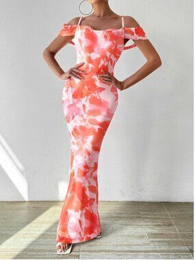 MASCOMODA Spaghetti Strap Long Maxi Dresses for Women